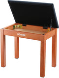 Donner Piano Bench with Storage Solid Wood Keyboard Bench - Suede