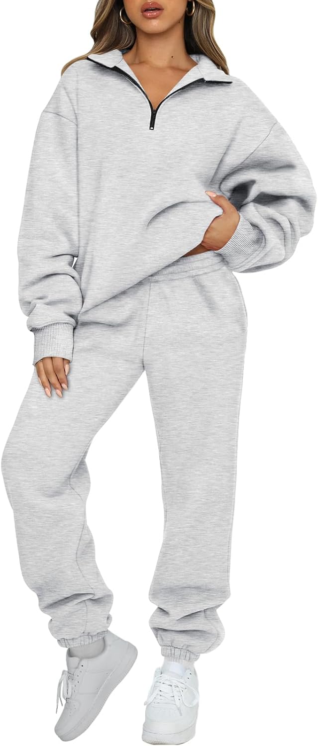 Stylish AUTOMET Women's Sweatsuits for Cozy Fall Outings