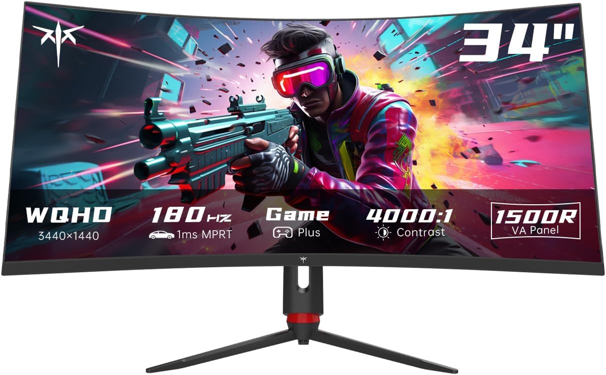 KTC 34 Inch Ultrawide Monitor for Immersive Gaming Experience