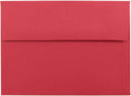 JAM PAPER A7 Colored Invitation Envelopes Red Recycled - Bulk 500