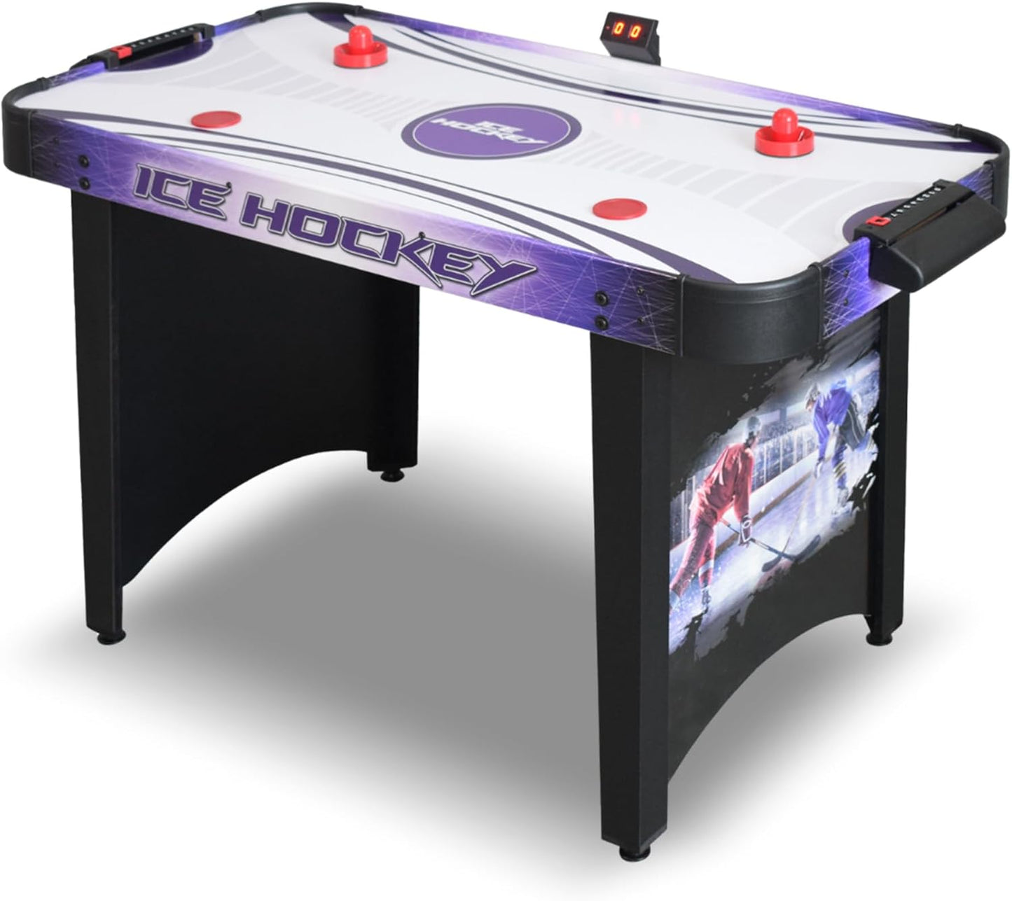 Hathaway Hat Trick 4-Ft Air Hockey Table for Game Room Fun