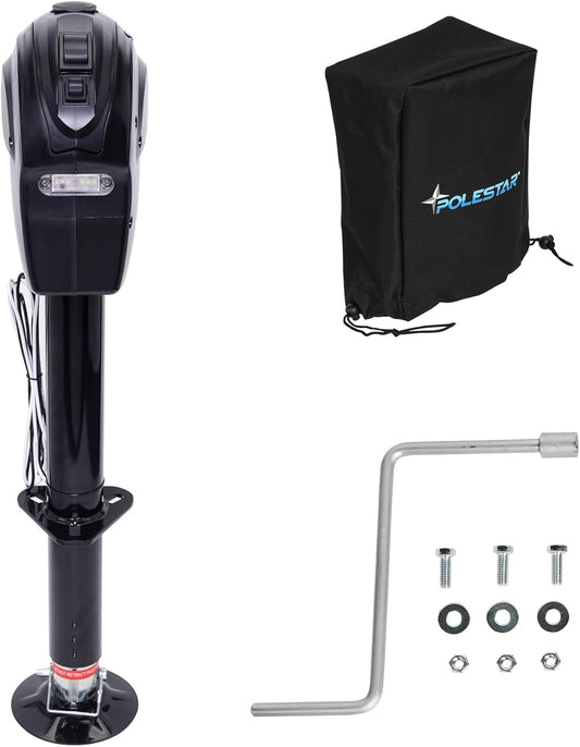 POLESTAR Electric Trailer Jack: 3500lbs Power A-Frame
