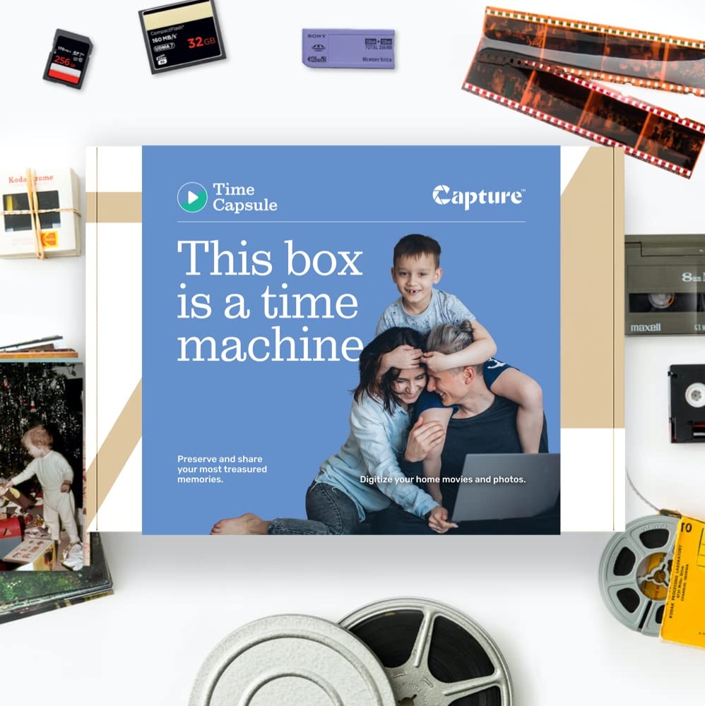 Digitization Shipping Kit for VHS, 8mm Film, and Photos
