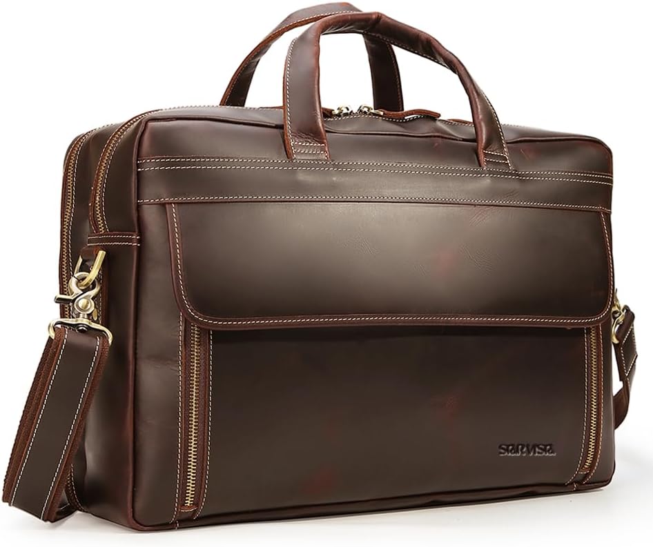 STAR VISTA Sforza Large 18in Laptop Messenger Bag for Men
