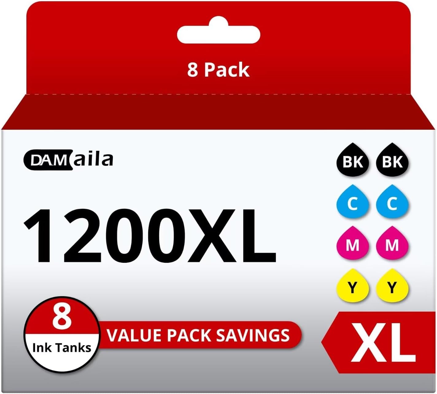 1200XL Ink Cartridges Compatible Replacement for Canon Printers
