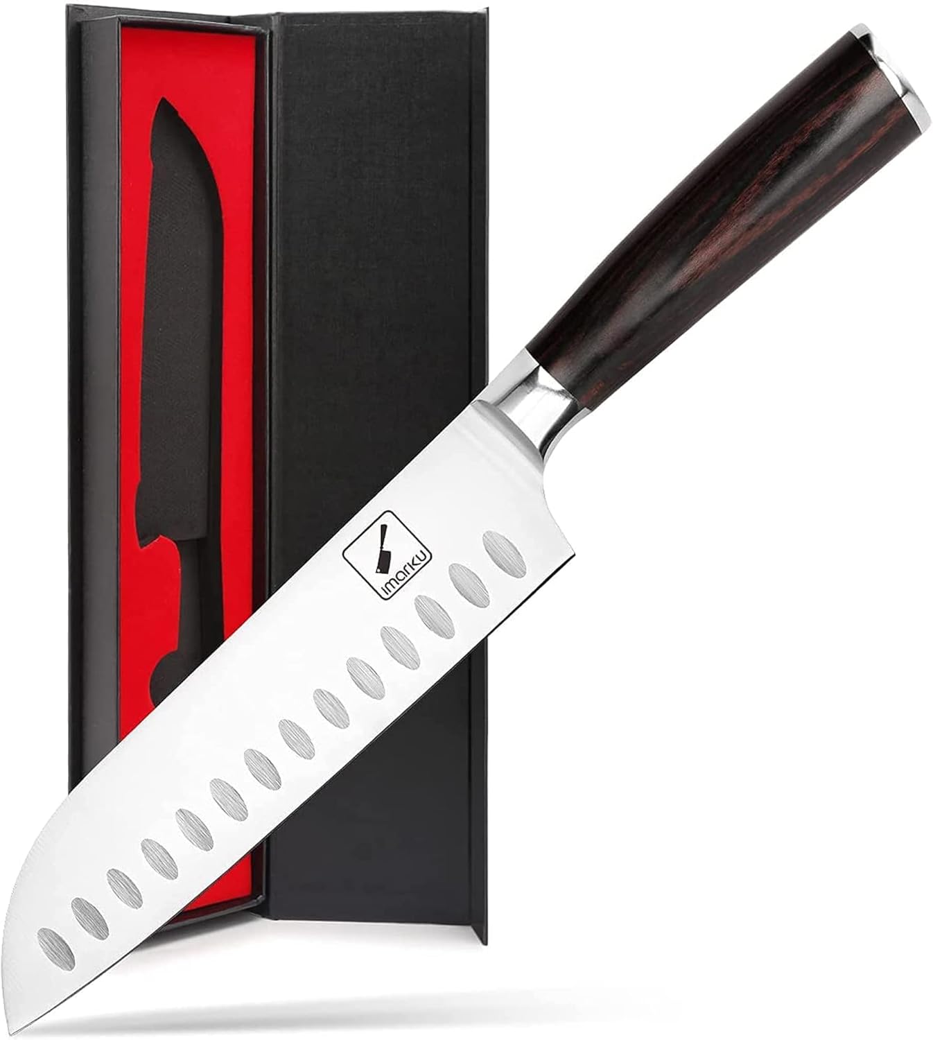 Ultra Sharp 7 Inch Santoku Knife for Kitchen Tasks and Gifts