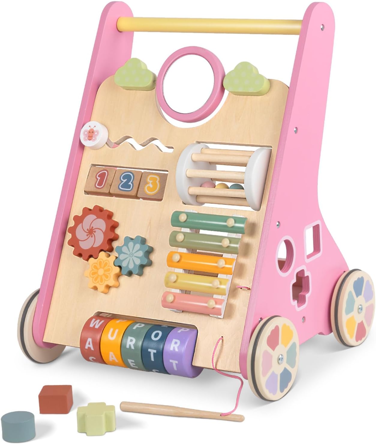 Wooden Baby Walker: 1st Steps Made Fun! Bautia