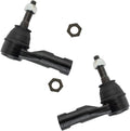 TRQ Front Outer Tie Rod Set Compatible with 2013-2018 Ram 1500
