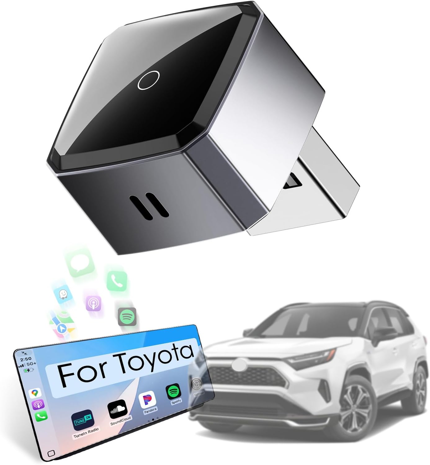Wireless Carplay Adapter for iPhone - Plug and Play Convenience