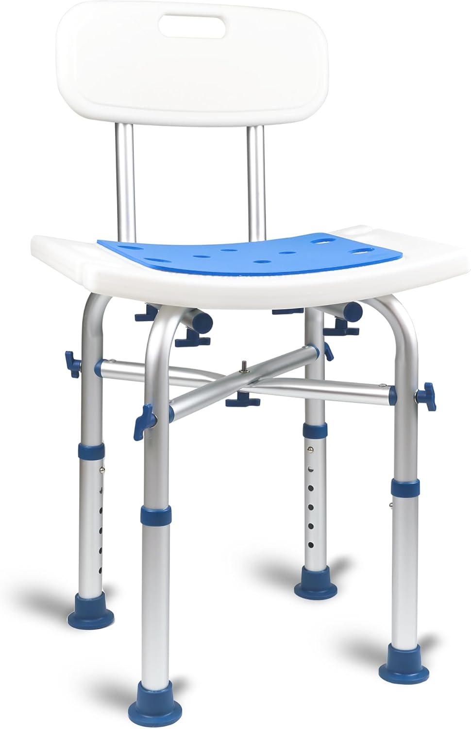 500lbs Heavy Duty Height-Adjustable Shower Stool