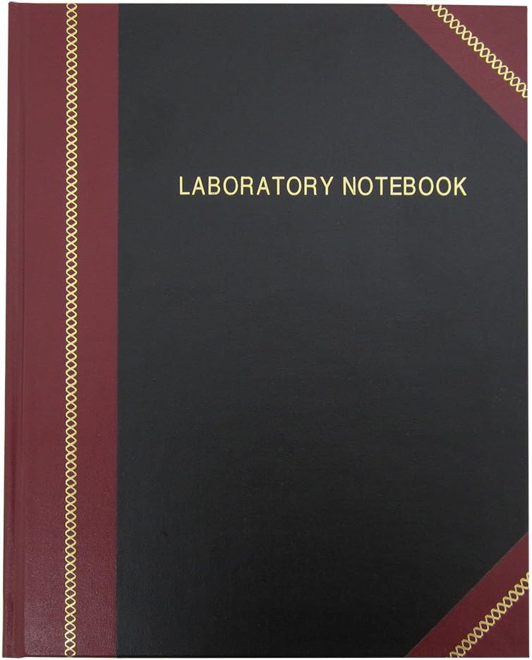 Professional Grade Lab Notebook with Imitation Leather Cover