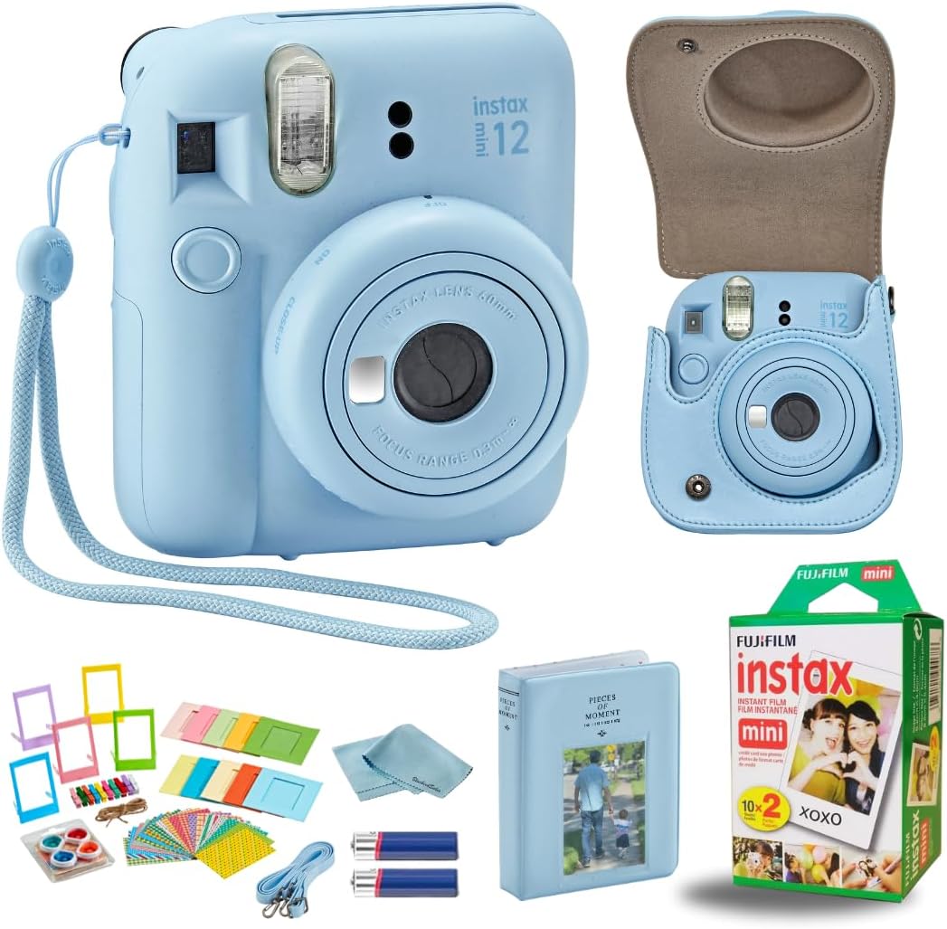 Fujifilm Instax Mini 12 Bundle - Capture Memories in Style!