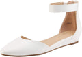Women's Low Wedge Ankle Strap Flats - Dressy Comfort for Events