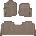 WeatherTech Custom Fit FloorLiners for Ford F-150 SuperCrew - Tan