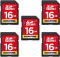 High Speed 16GB SD Card 5-Pack for HD Video Cameras