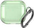 Crystal Clear Shockproof Green AirPods 4 Case