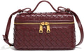 Trendy Woven Crossbody Purse Square Box Bag - Cute Mini Tote