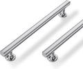 Polished Chrome 6 in Hole Center Cabinet Pulls 10 Pack - Modern Square