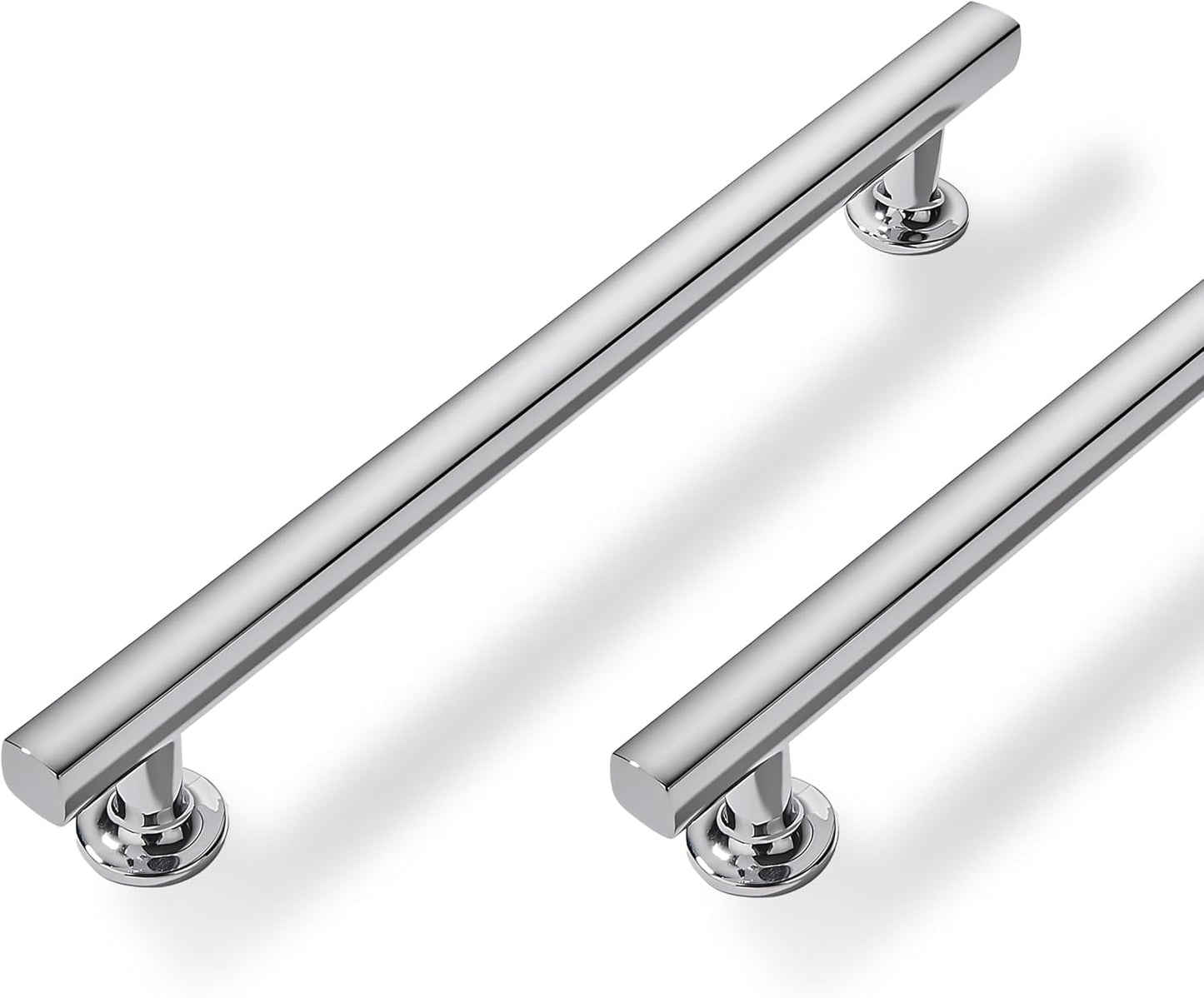 10 Pack Polished Chrome 6 Inch Hole Center Cabinet Pulls