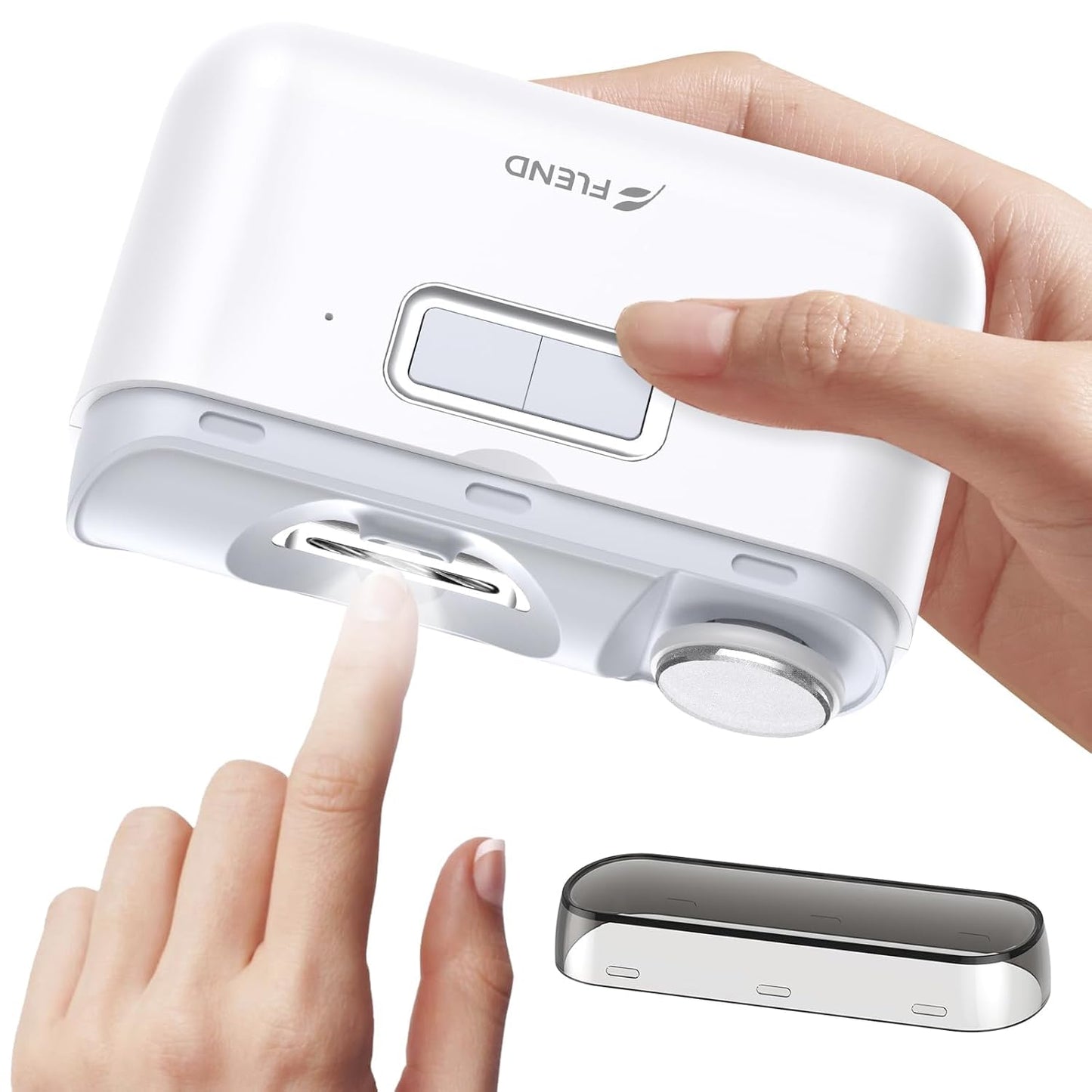 Electric Nail Clipper 2 in 1 for All Ages - Safe & Easy Use