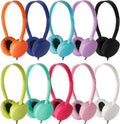 Classroom Kids Headphones 100 Pack 10 Colourful Set - Durable