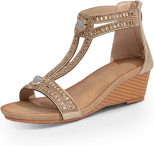 Stylish Open Toe Casual Summer Wedge Sandals for Women