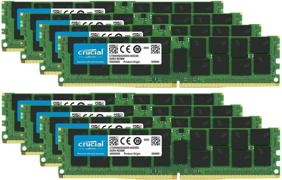 Crucial Bundle 256GB DDR4 PC4-21300 2666MHz RDIMM Memory