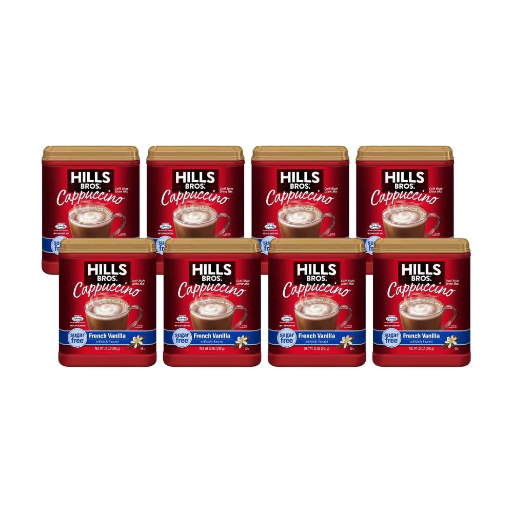 Hills Bros Flavor Coffee Sugar-Free French Vanilla Delight
