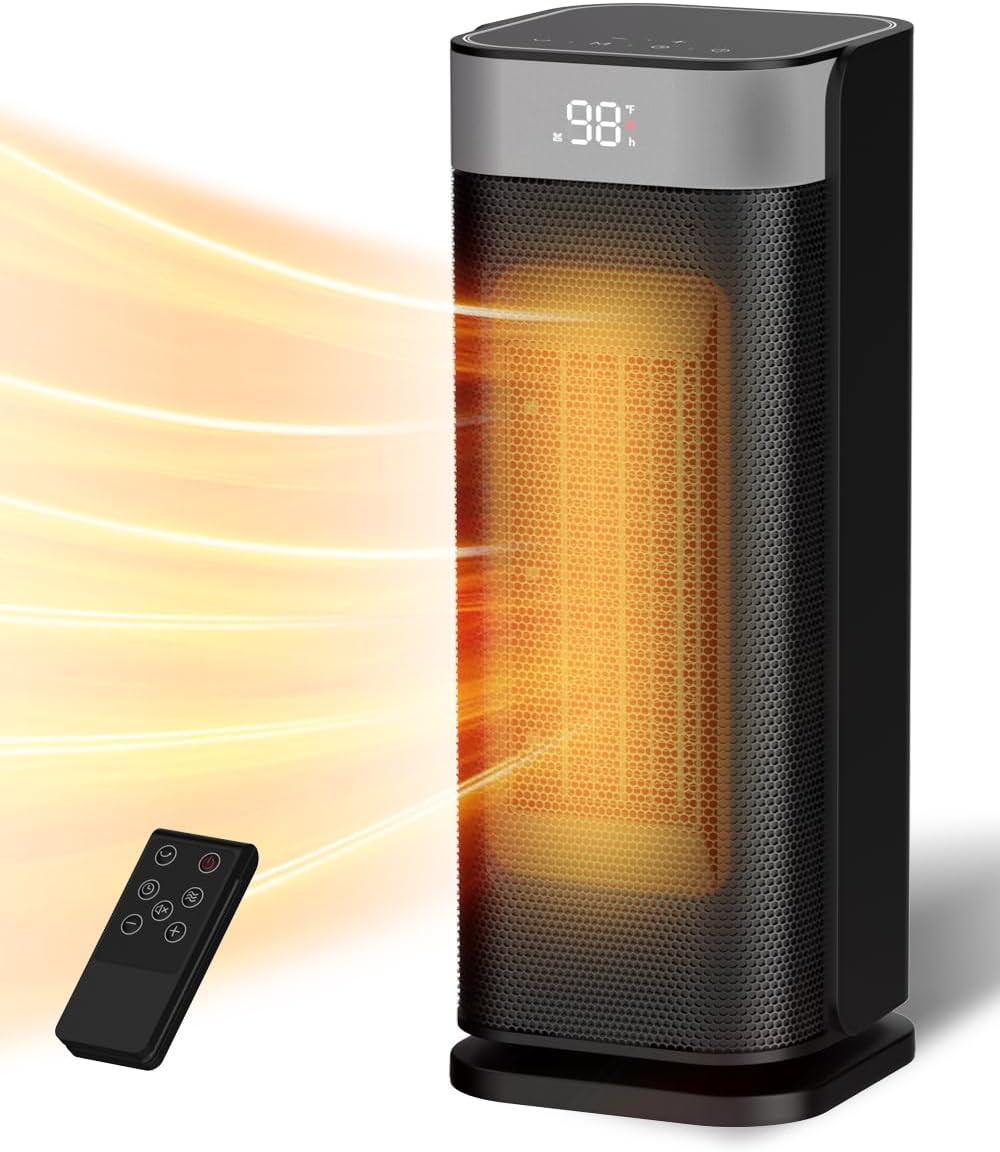 Sunnote 1500W Ceramic Heater: Fast, Portable Warmth