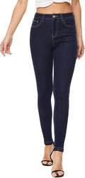 Women Jeans High Waisted Skinny Stretchy Soft Slim Fit Distressed