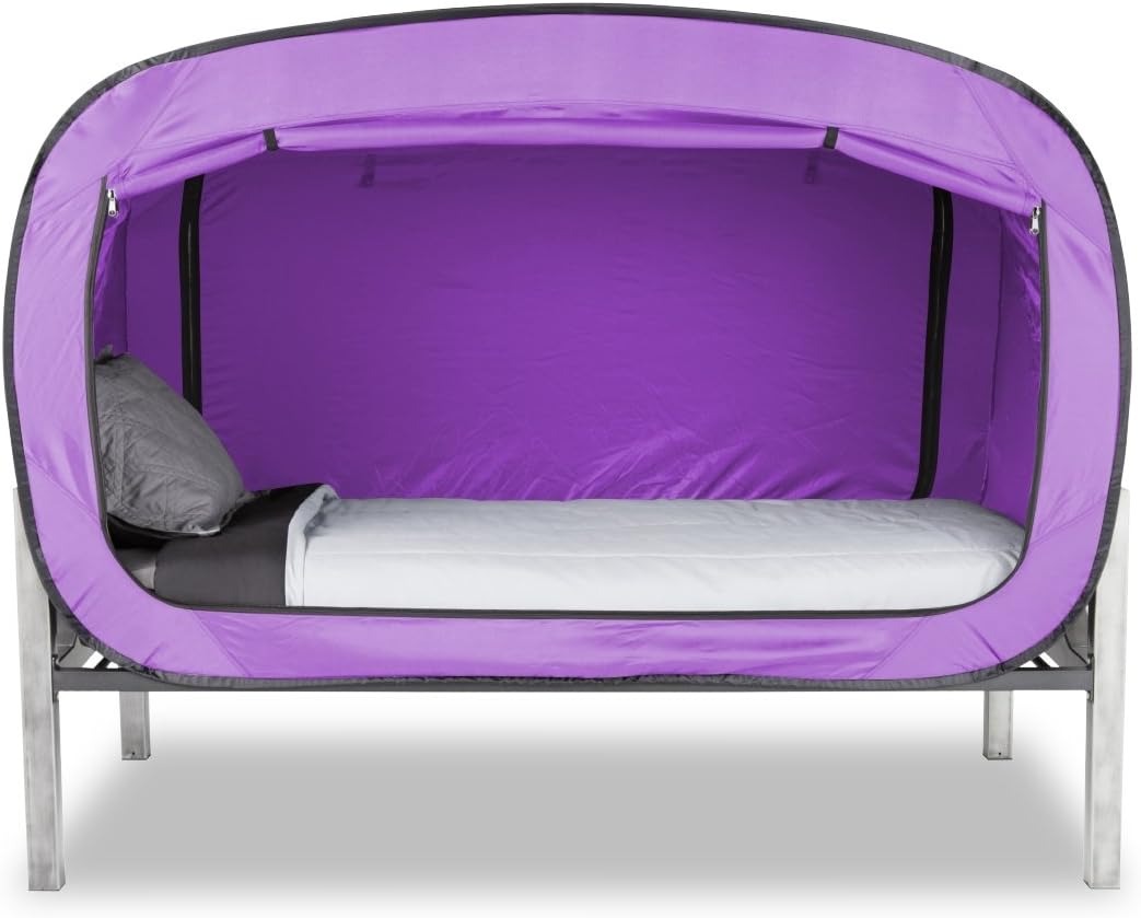 Lavender Privacy Pop Twin Bed Tent - Cozy Privacy!