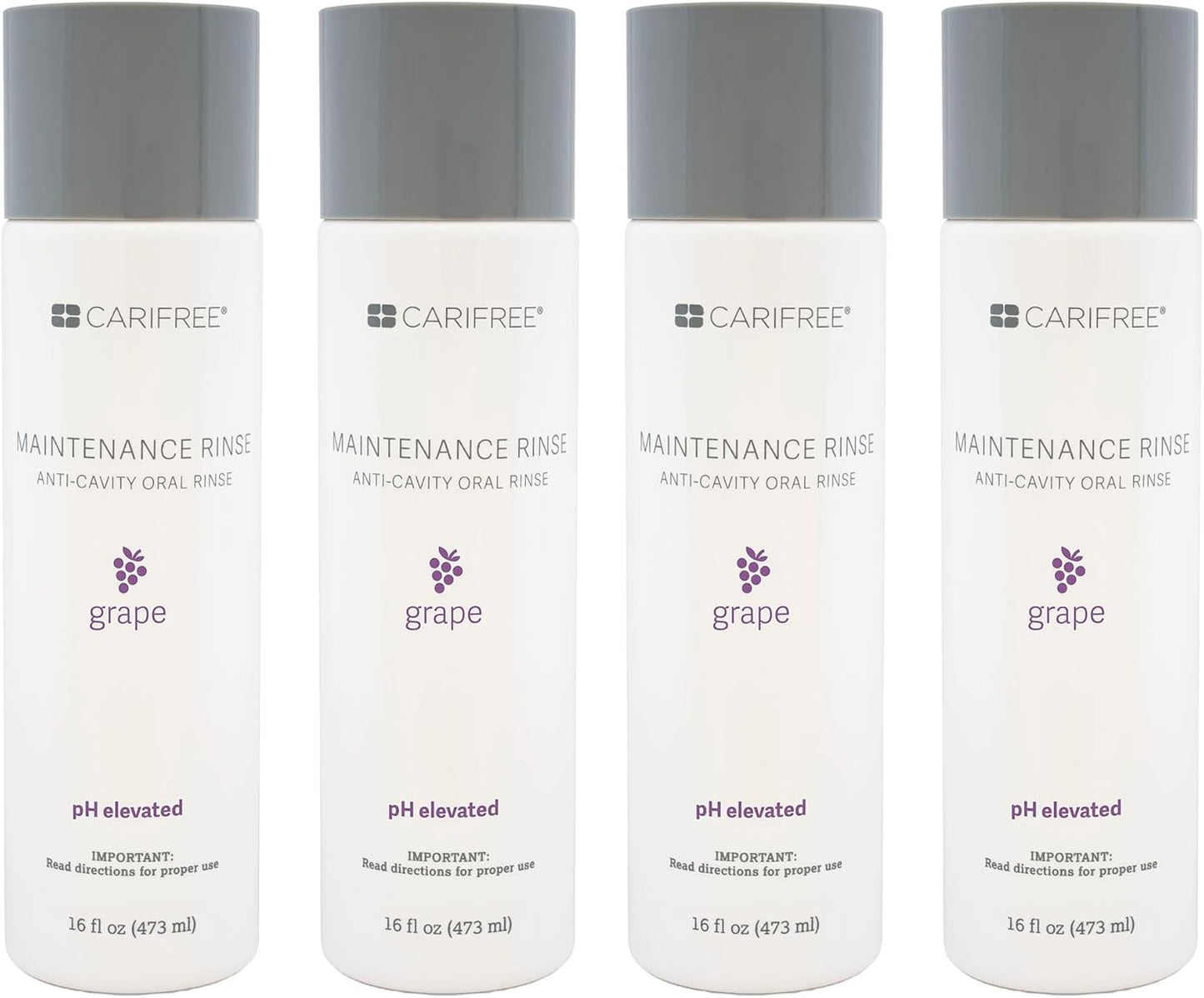 CariFree Maintenance Rinse: Grape Fluoride Mouthwash for Oral Health