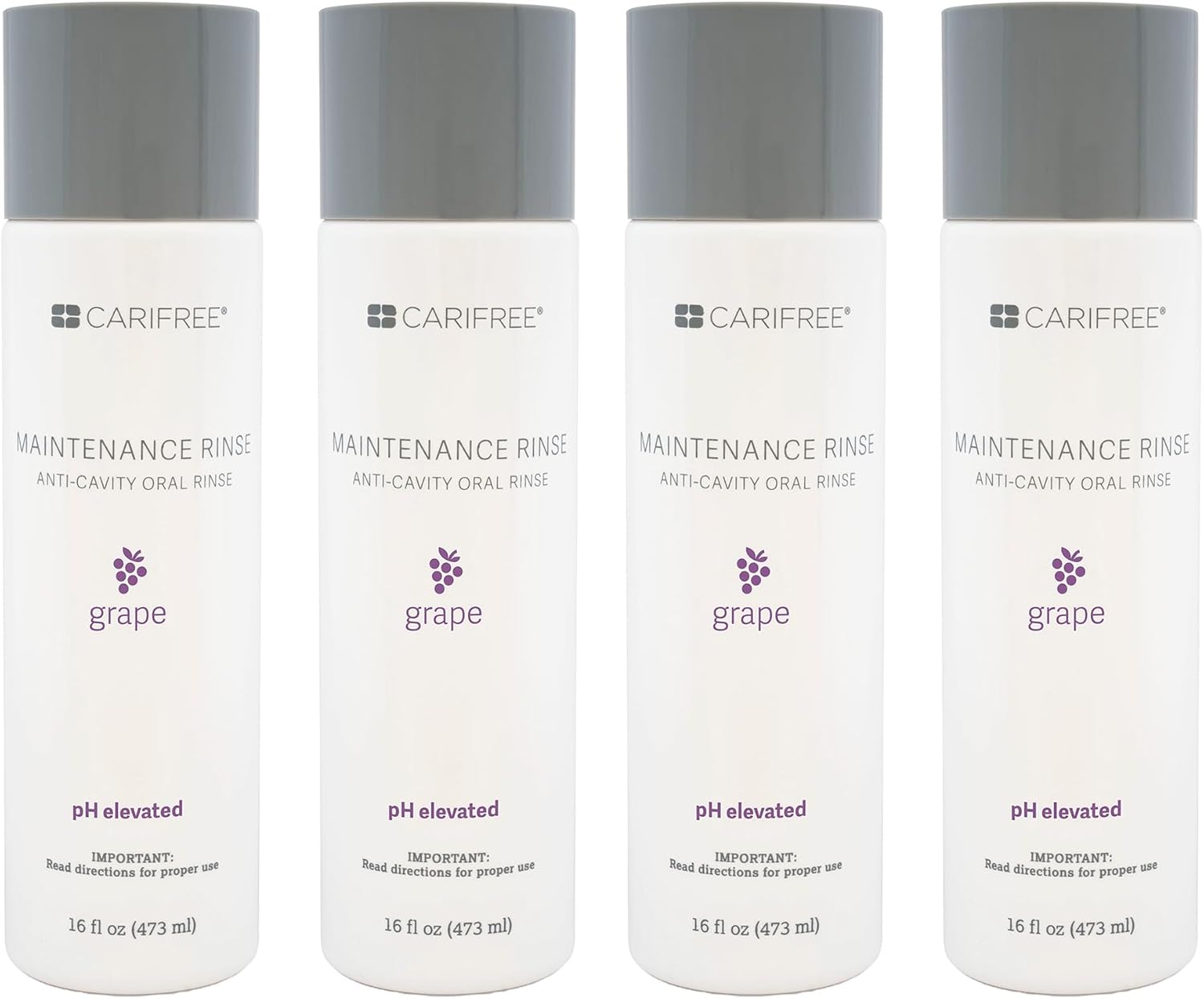 CariFree Maintenance Rinse: Grape Fluoride Mouthwash for Oral Health