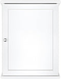 MCS 23x18 White Medicine Cabinet Organizer - Space Saving Wall Cabinet