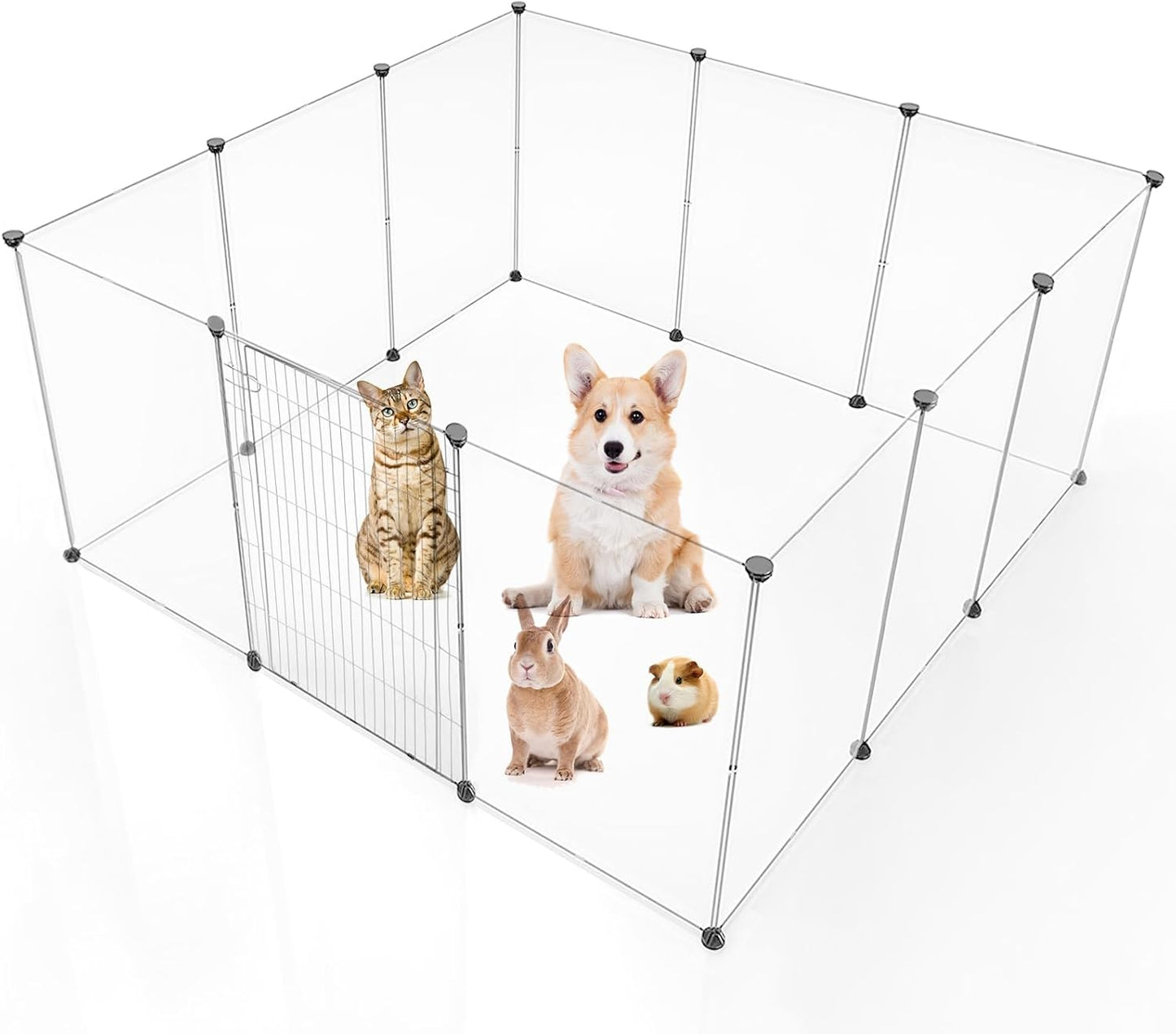 Portable Dog Playpen for Small Animals - Spacious & Durable