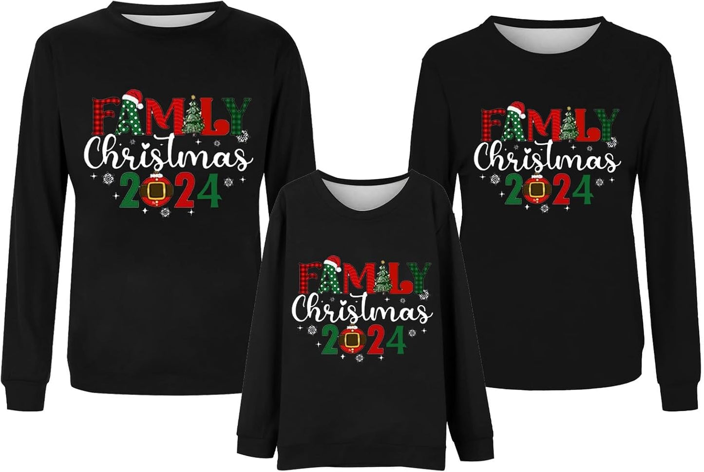 Matching Family Christmas Sweatshirts Set
