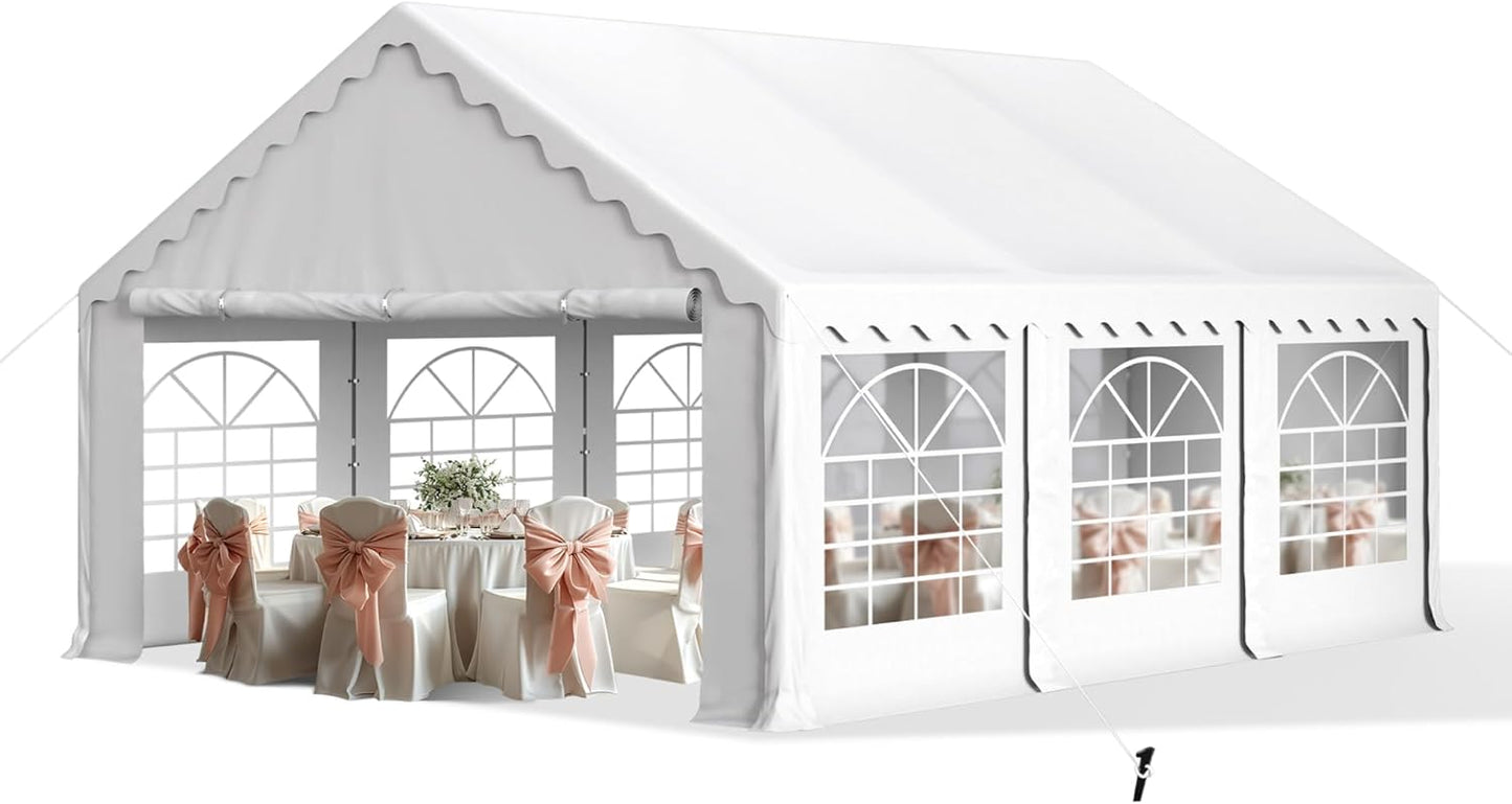 Sophia & William 16x20 ft Party Tent - Heavy Duty Waterproof Canopy