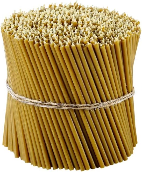 Danilovo Pure Beeswax Candles - Honey-Scented Taper Candles