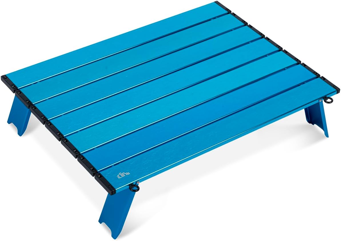 iClimb Ultralight Compact Mini Beach Picnic Folding Table