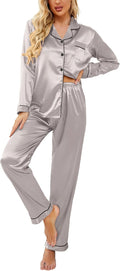 Classic Satin Silk Pajama Set for Women with Elegant Design