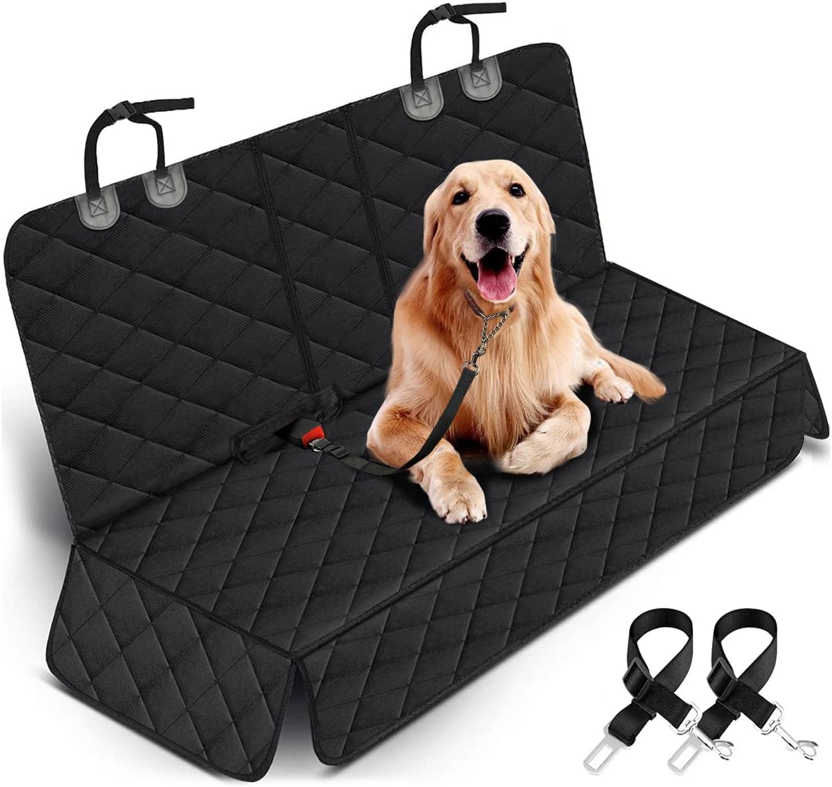 Waterproof Dog Car Seat Protector by Yuntec - Non-slip & Fits Most Cars