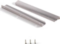 Satanga Edge Finger Pulls for Cabinets 11.81 in - Low Profile Brushed