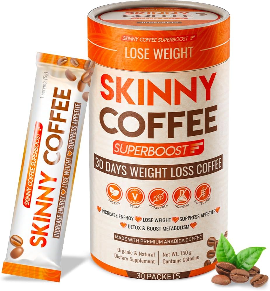 Skinny Coffee Super Boost Weight Loss Coffee for Energy & Metabolism