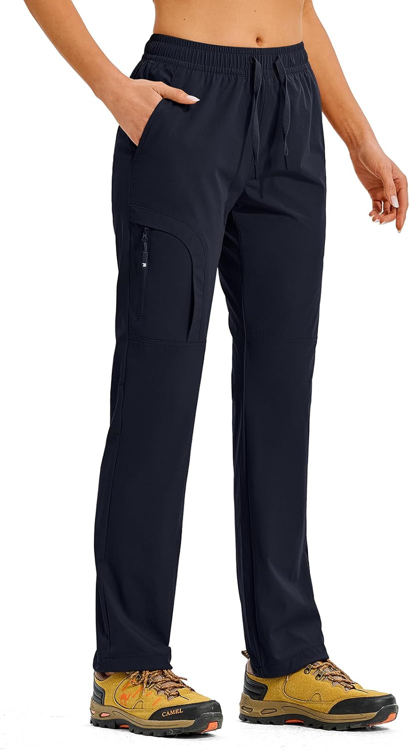 TBMPOY Women's Hiking Pants Lightweight Quick Dry Cargo Travel