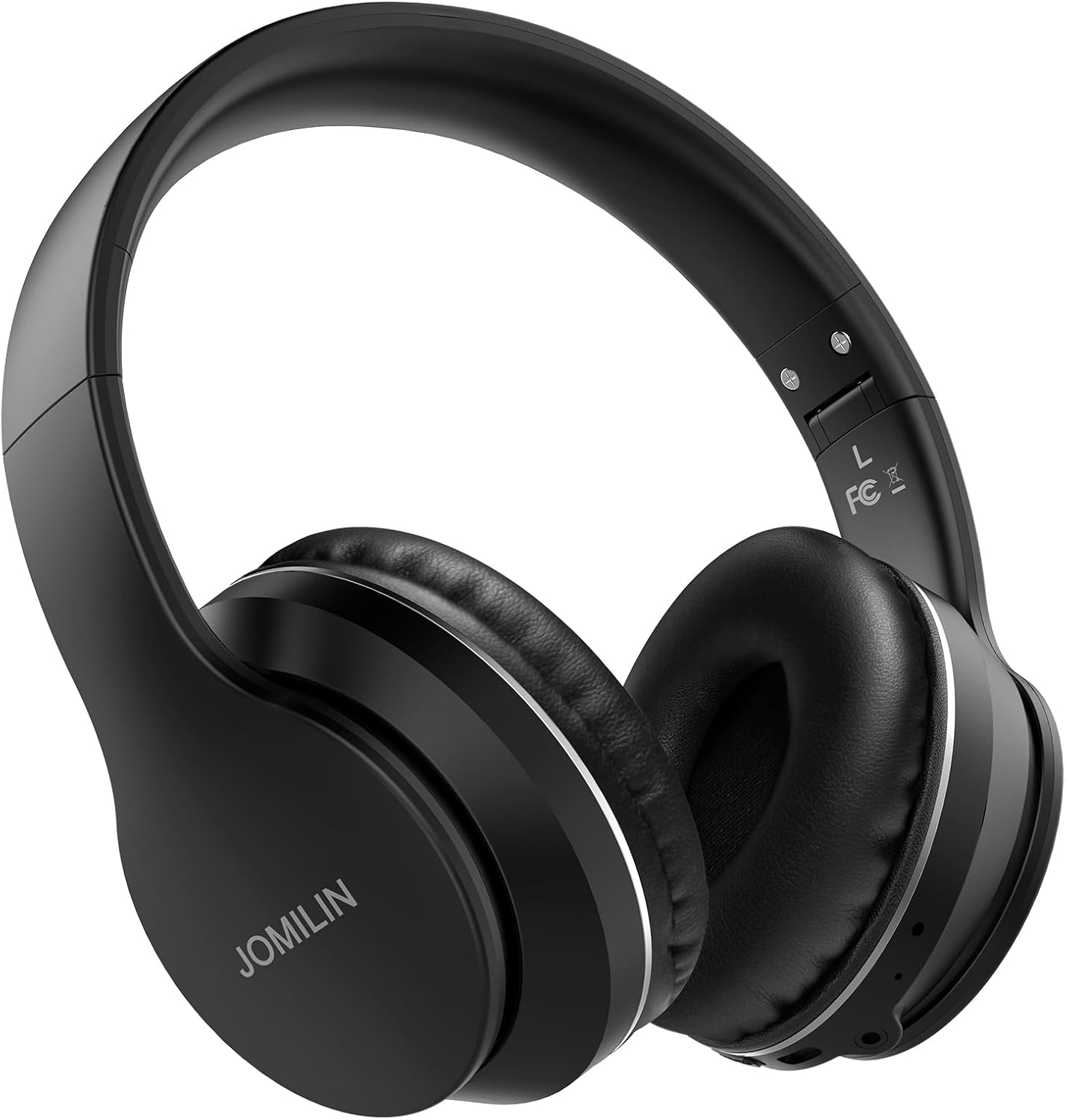 JOMILIN B9 Wireless Headphones - 60H Playtime, Hi-fi Bass, Mic, Volume Ctrl