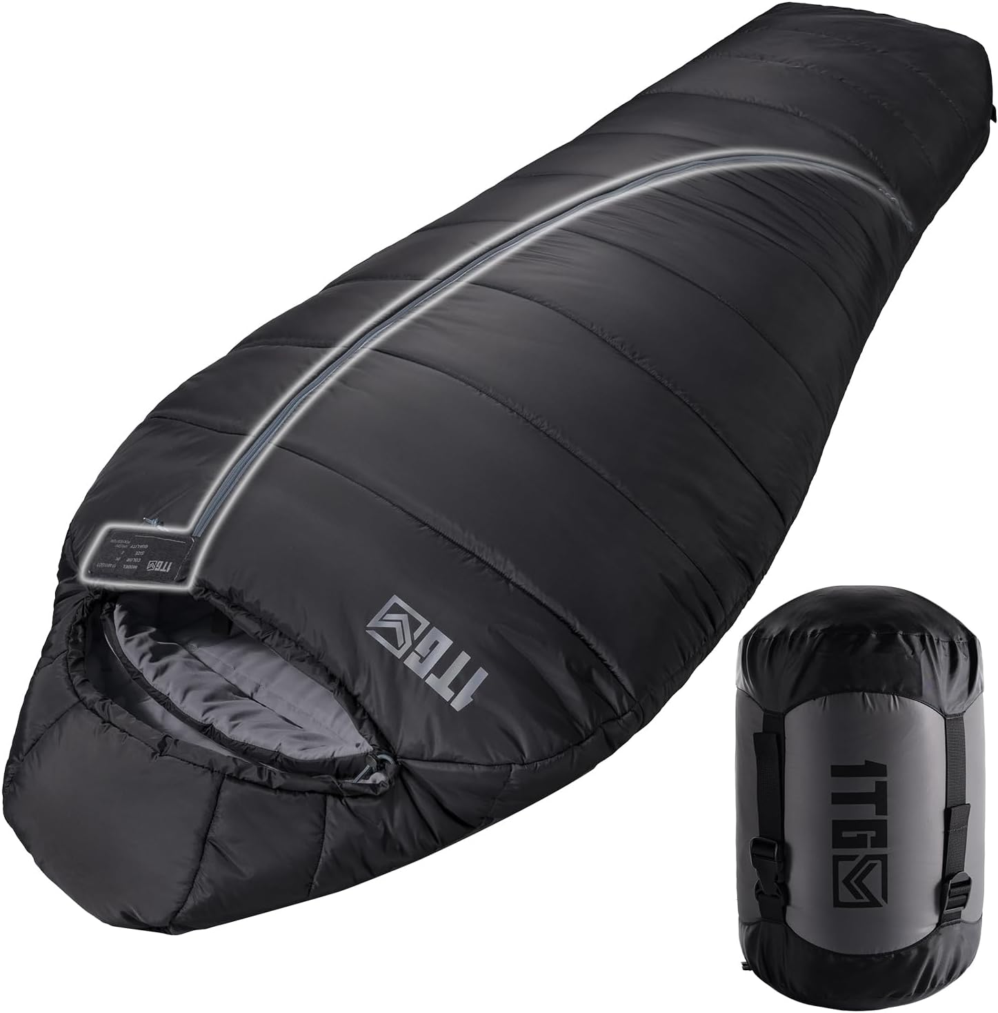 Warm Weather Camping Mummy Sleeping Bag for Outdoor Adventures