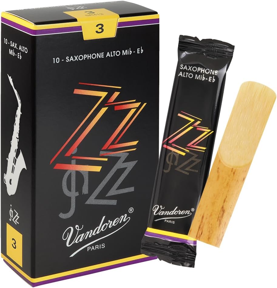 Vandoren SR413 Alto Sax ZZ Reeds Strength 3 for Musicians