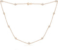 Dainty 36ft' Gold Plated Sterling Silver Station Necklace Review