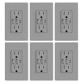 USB Wall Outlet with 3 Ports 30W 6.0A - Screwless Matte Finish