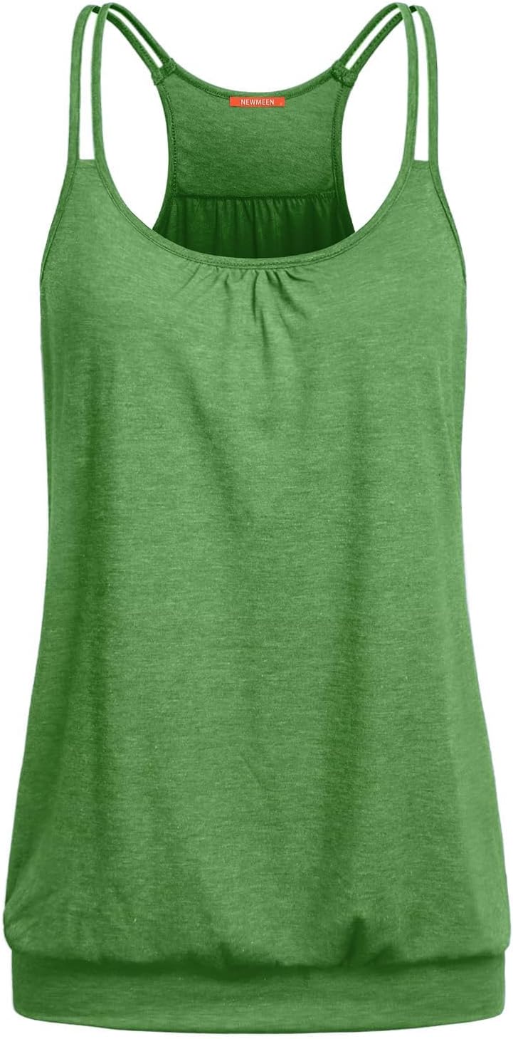 Sleek Racerback Cami Tank - NEWMEEN